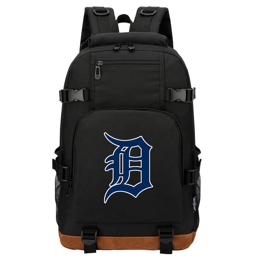 Detroit Tigers Waterproof Backpack School Notebook Travel Bag