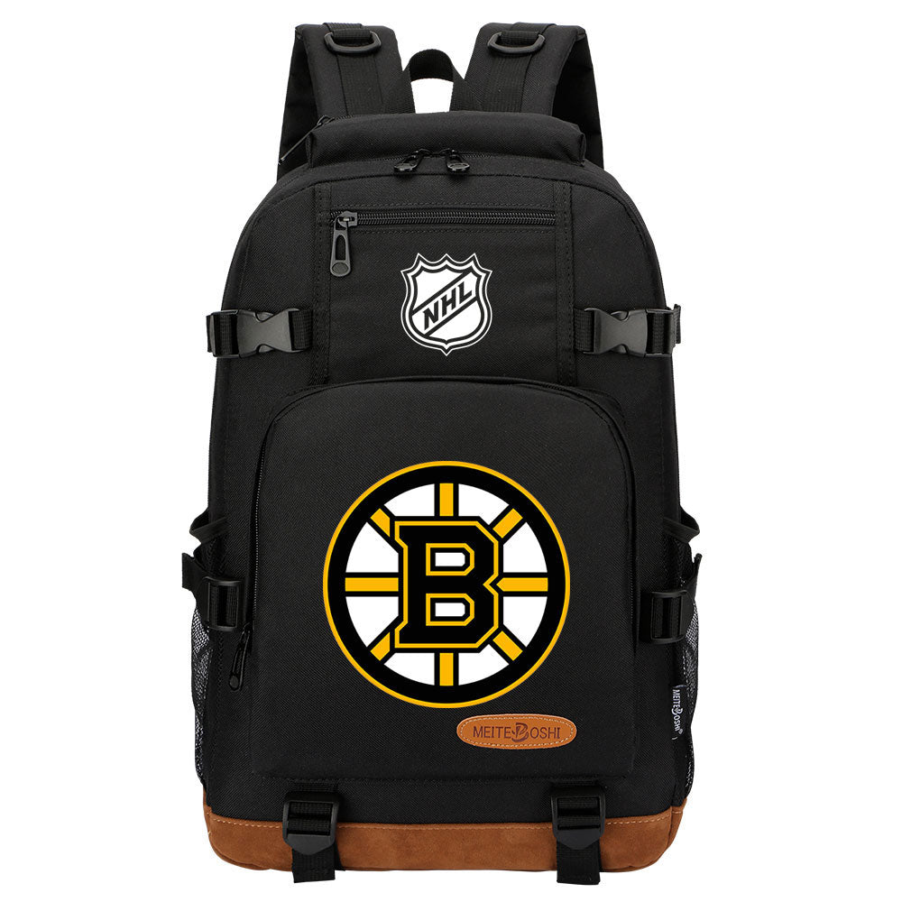 Boston Bruins Hockey League  Waterproof Backpack School Notebook Travel Bag
