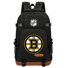 Boston Bruins Hockey League  Waterproof Backpack School Notebook Travel Bag