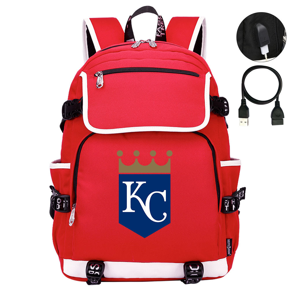 Kansas City Royals Backpack School Notebook Travel Bags