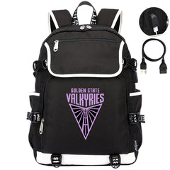 Golden State Valkyries Backpack School Notebook Travel Bags