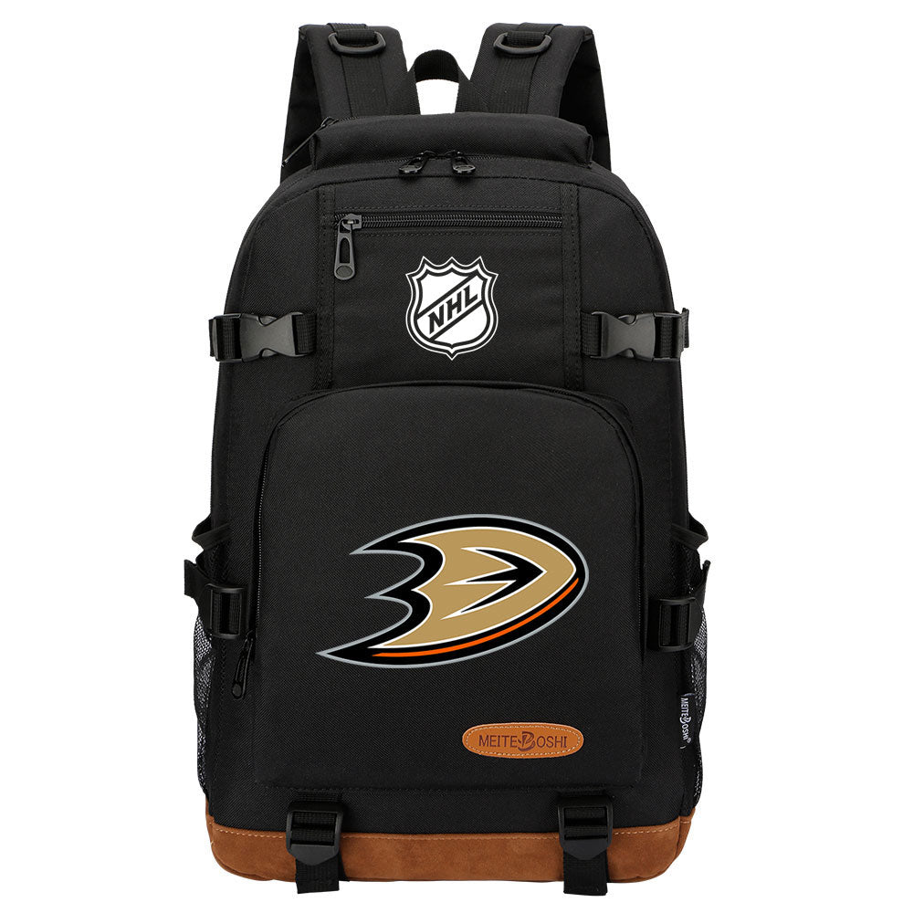 Anaheim Ducks Hockey League Waterproof Backpack School Notebook Travel Bag