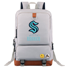 Seattle Kraken Hockey Team Proof Backpack NoteBook Laptop School Bag