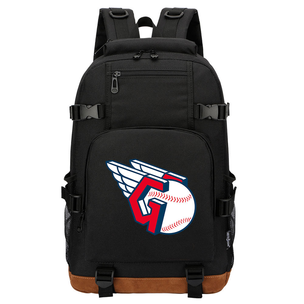 Cleveland Guardians Waterproof Backpack School Notebook Travel Bag