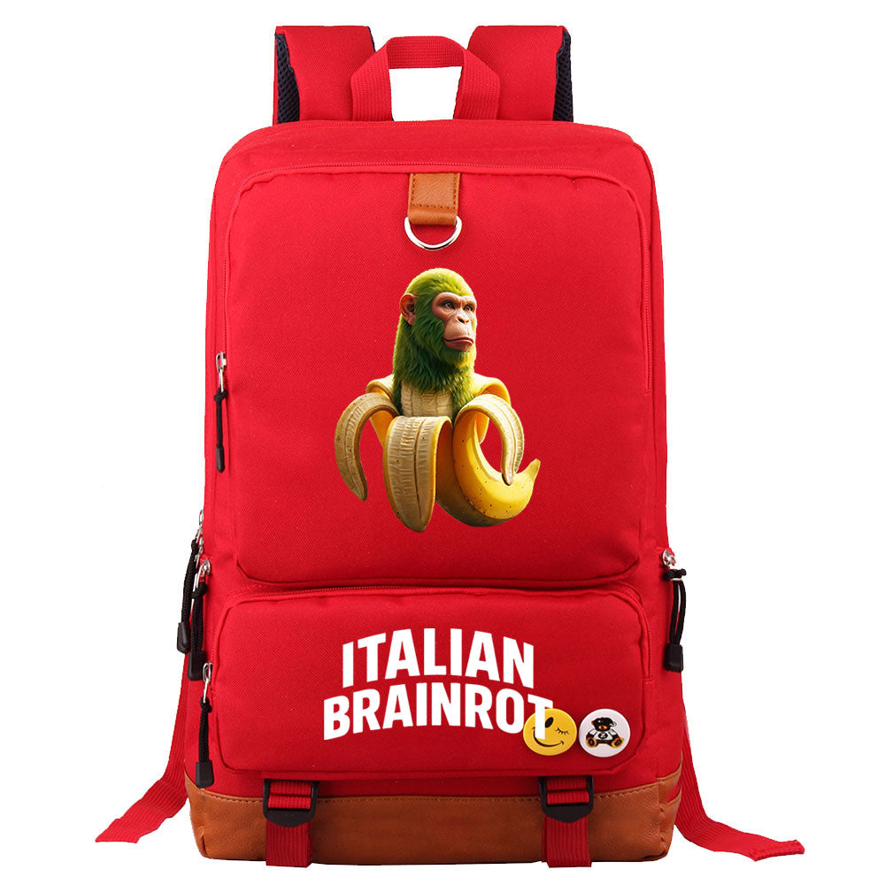 Italian Brainrot Proof Backpack NoteBook Laptop School Bag