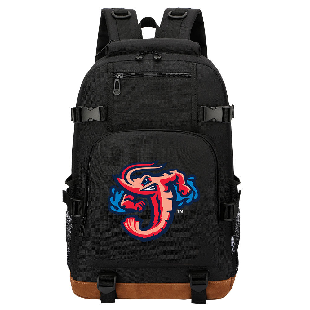 Jacksonville Jumbo Shrimp Waterproof Backpack School Notebook Travel Bag