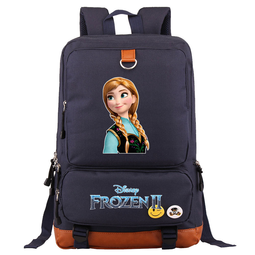 Frozen Elsa Anna Proof Backpack NoteBook Laptop School Bag