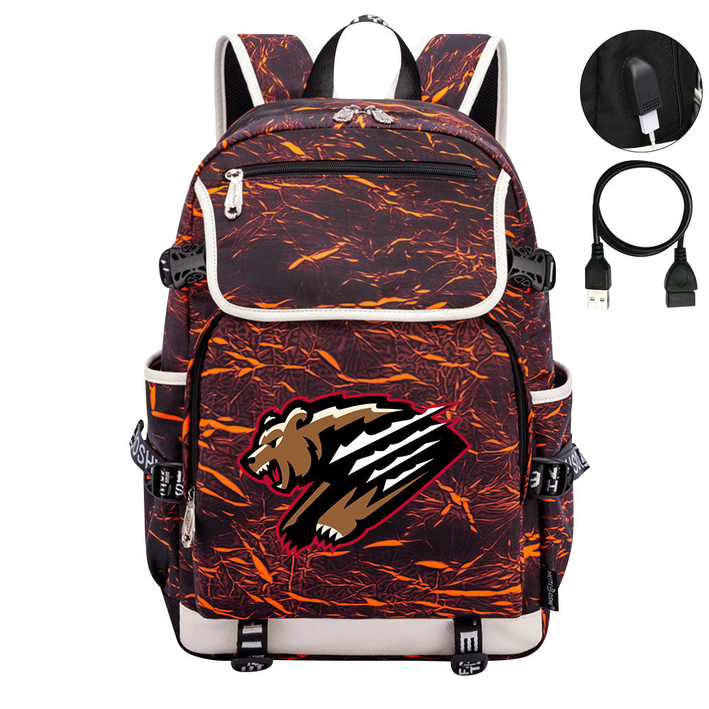 Montana Grizzlies Backpack School Notebook Travel Bags