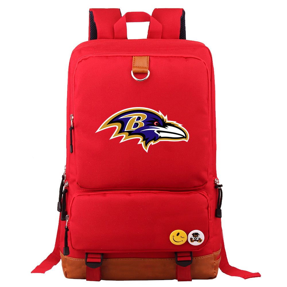 Baltimore Ravens Football Team Rugby Proof Backpack NoteBook Laptop School Bag