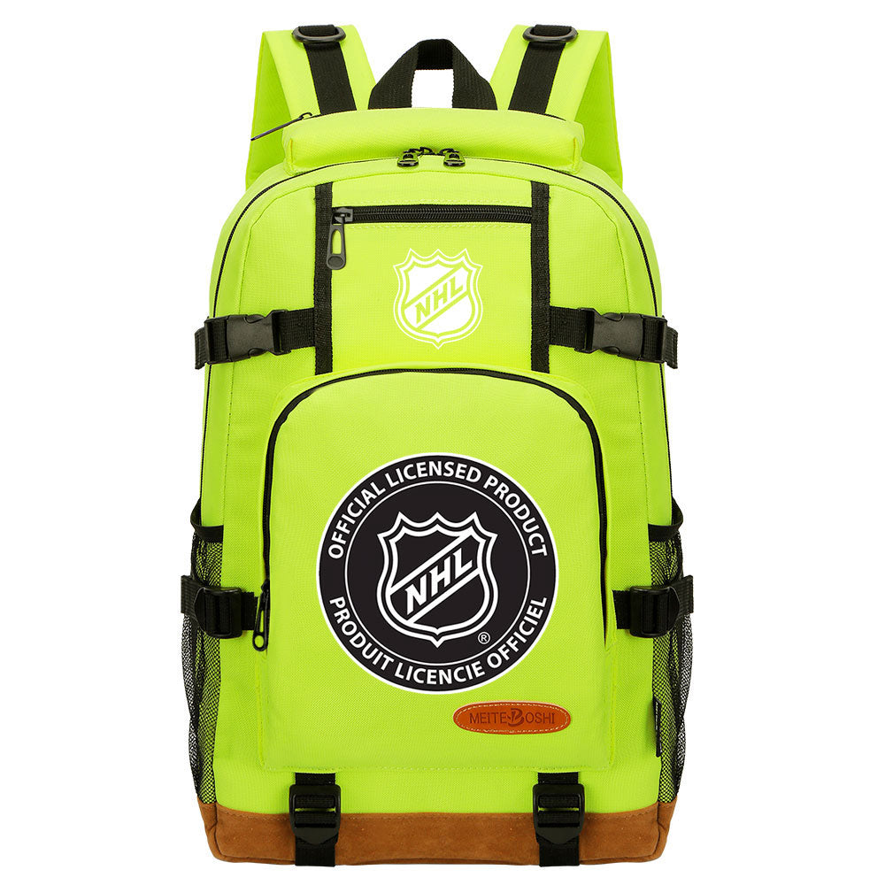 Hockey Team Waterproof Backpack School Notebook Travel Bag