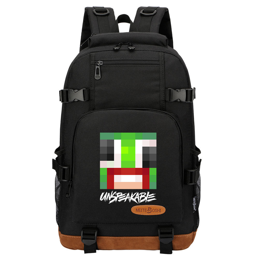 Game Unspeakable Frog Waterproof Backpack School Notebook Travel Bag