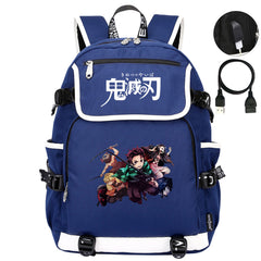 Demon Slayer Kimetsu No Yaiba Backpack School Notebook Travel Bags