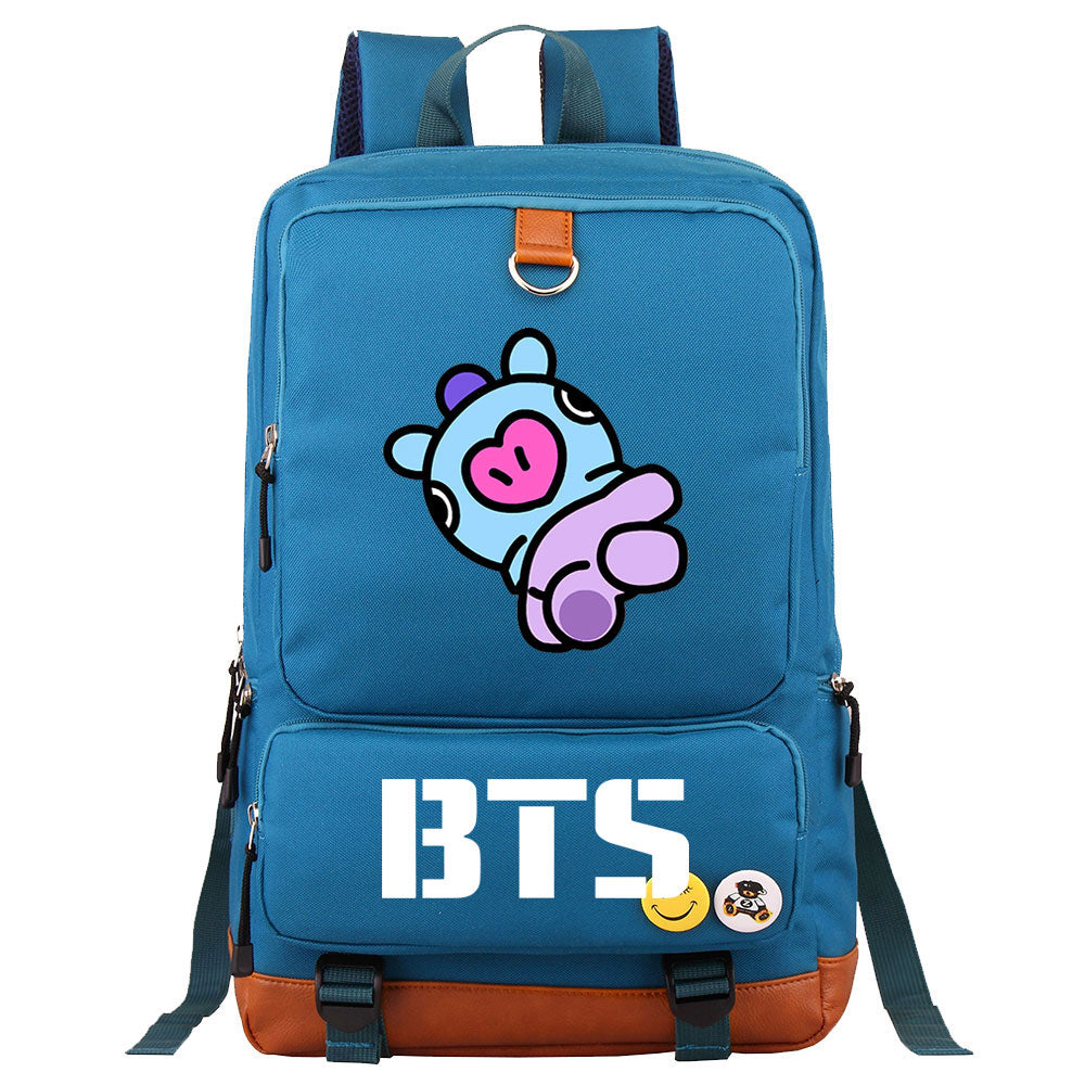 BTS Mang Proof Backpack NoteBook Laptop School Bag