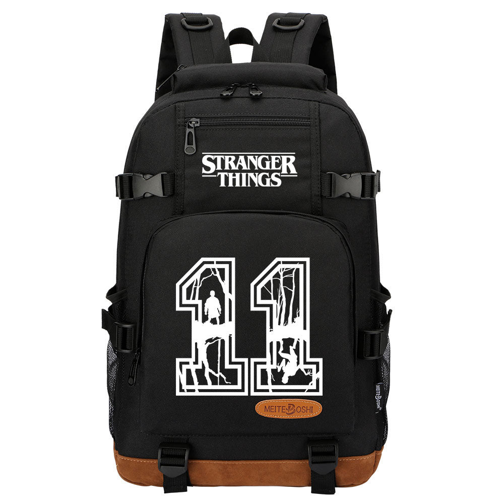 Strangers Things 11 Waterproof Backpack School Notebook Travel Bag