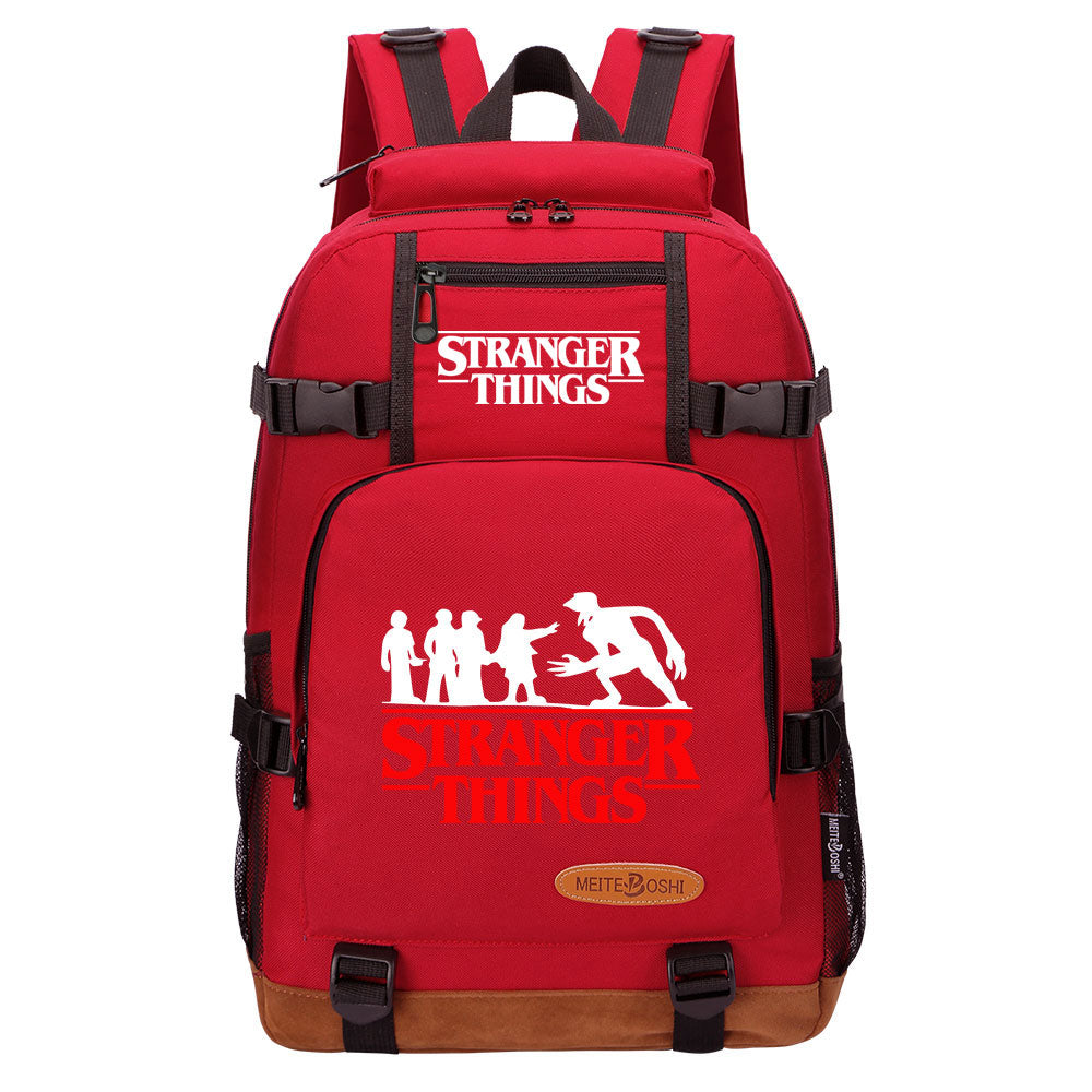 Strangers Things Waterproof Backpack School Notebook Travel Bag