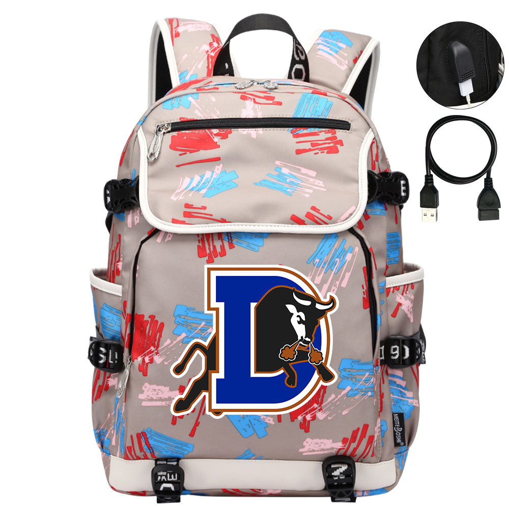 Durham Bulls Backpack School Notebook Travel Bags