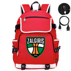Zalgiris Backpack School Notebook Travel Bags