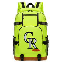 Colorado Rockies Waterproof Backpack School Notebook Travel Bag