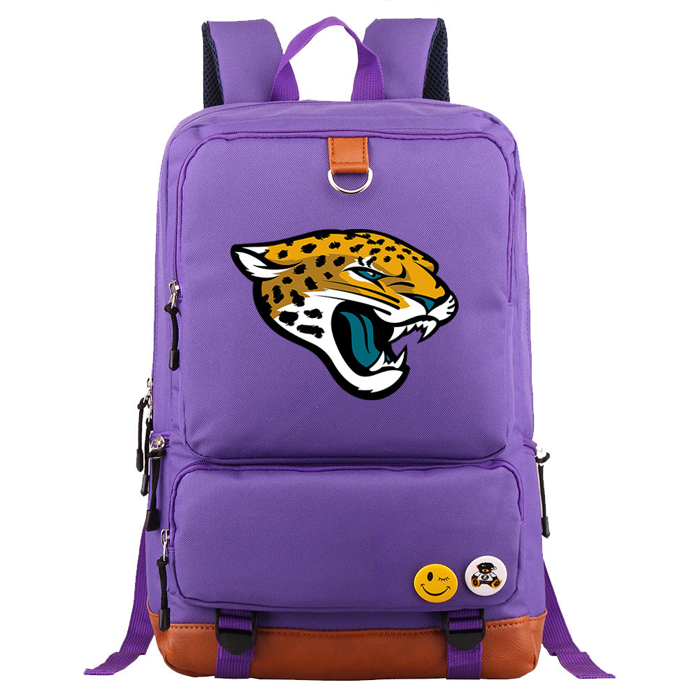 Jacksonville Jaguars Football Team Rugby Proof Backpack NoteBook Laptop School Bag