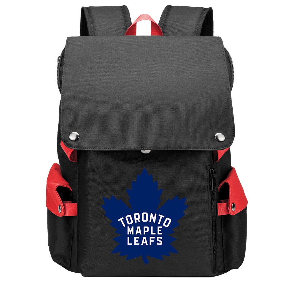 Toronto Maple Leafs Hockey Team School Backpack Oxford Laptop Bag