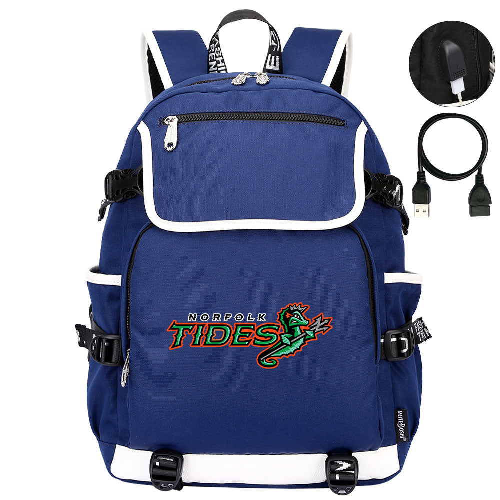 Norfolk Tides Backpack School Notebook Travel Bags