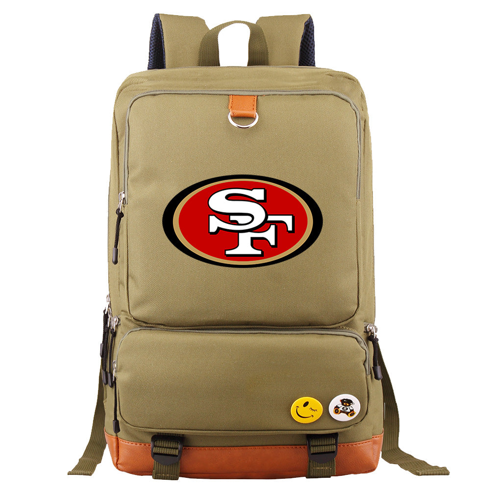 San Francisco 49ers Football Team Rugby Proof Backpack NoteBook Laptop School Bag