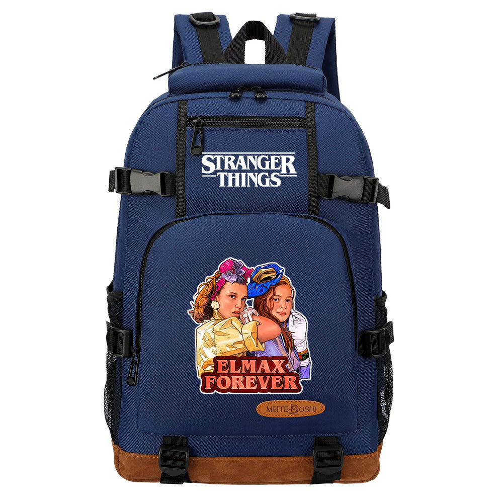 Strangers Things Max Mayfield Waterproof Backpack School Notebook Travel Bag