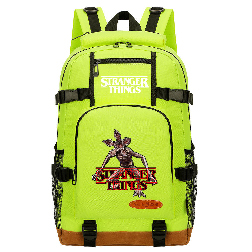 Strangers Things The Demogorgon Waterproof Backpack School Notebook Travel Bag