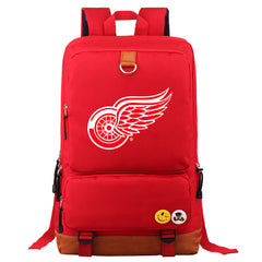 Detroit Red Wings Hockey Team Proof Backpack NoteBook Laptop School Bag