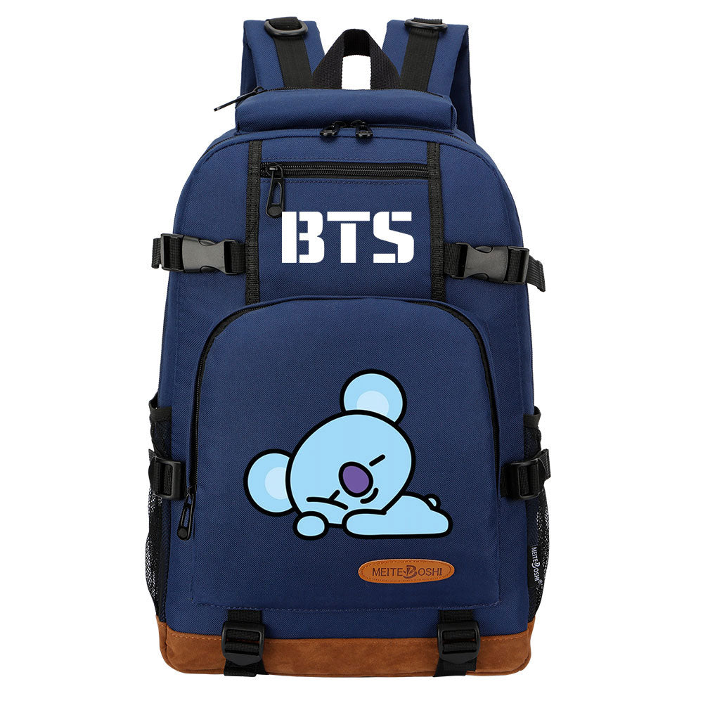 Kpop BTS Koya RM Waterproof Backpack School Notebook Travel Bag