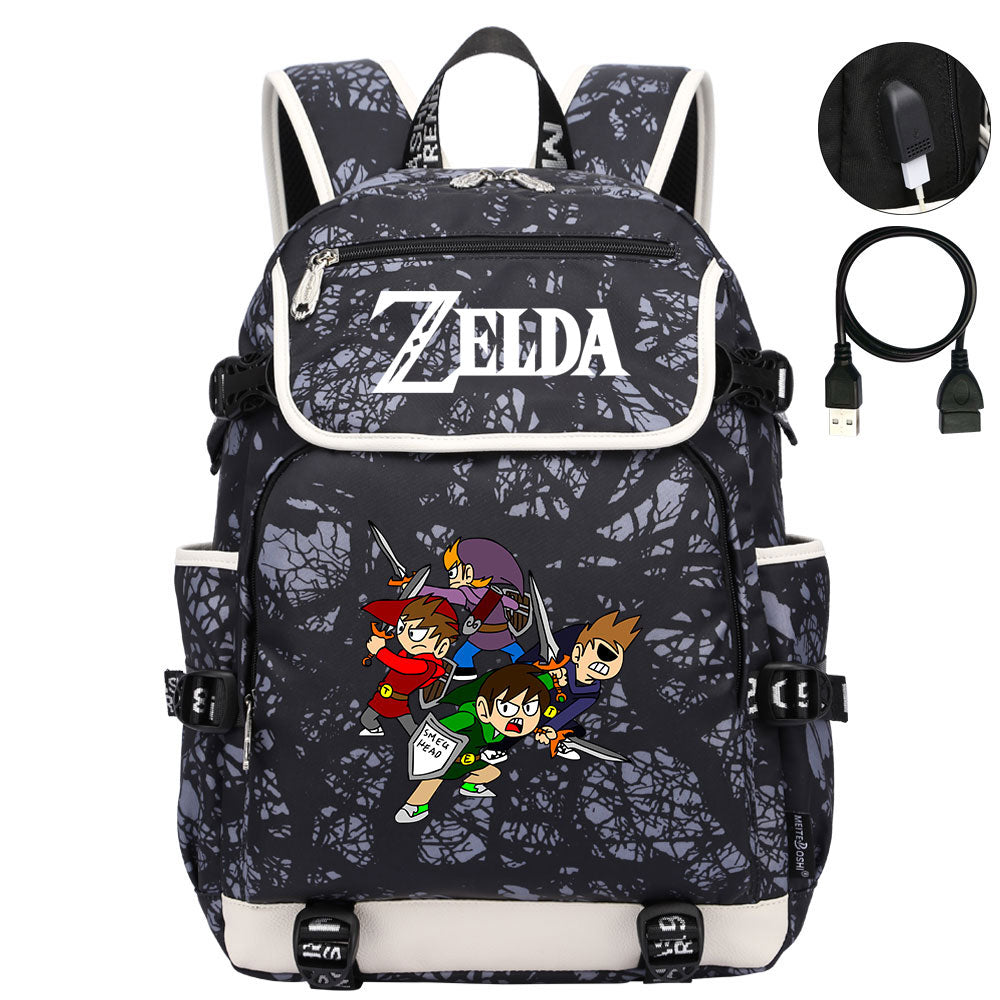 Zelda Backpack School Notebook Travel Bags