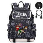 Zelda Backpack School Notebook Travel Bags