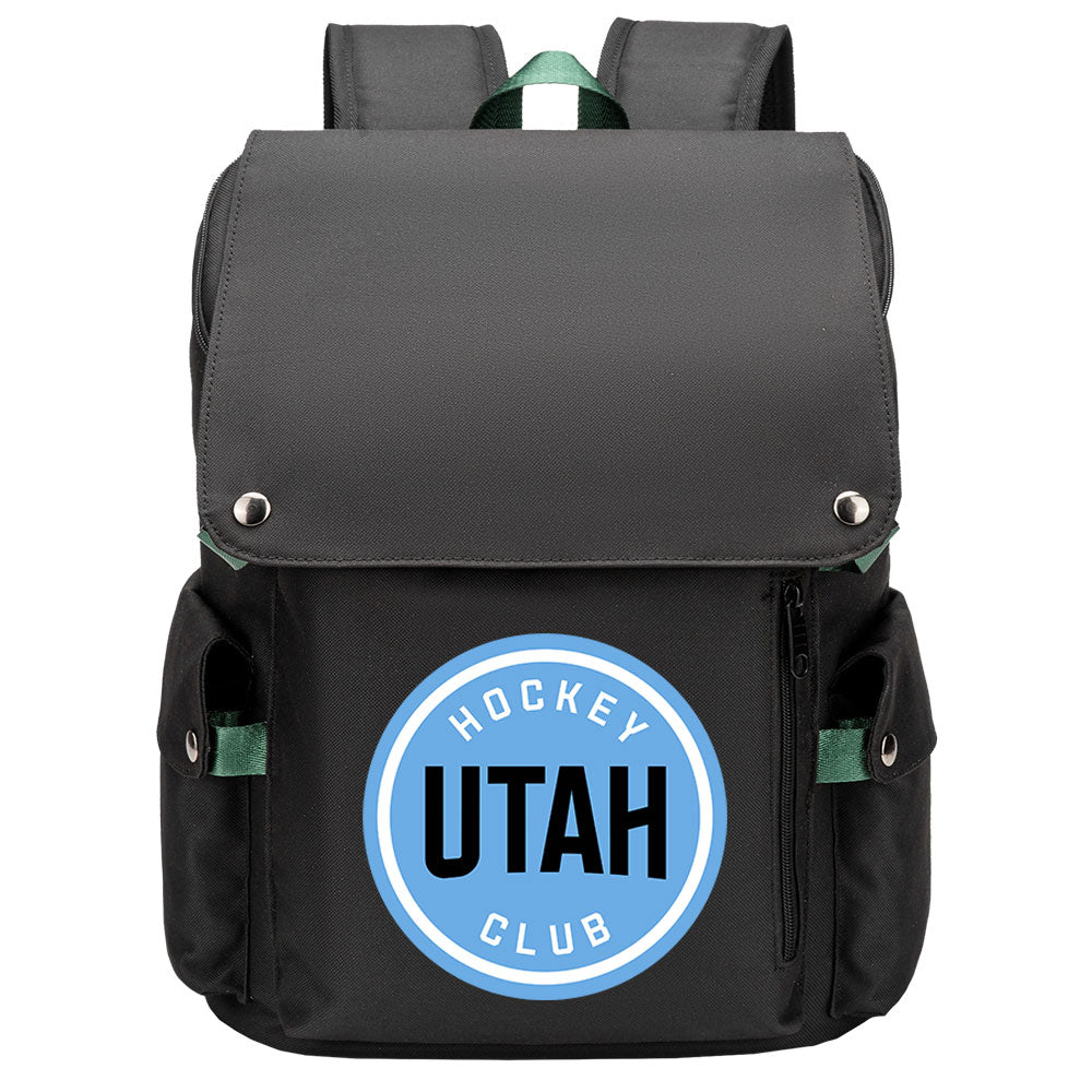 Utah Hockey Club Hockey Team School Backpack Oxford Laptop Bag
