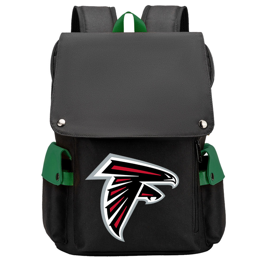Atlanta Falcons Football Team Rugby Laptop Backpack Oxford School Bag