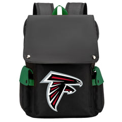 Atlanta Falcons Football Team Rugby Laptop Backpack Oxford School Bag