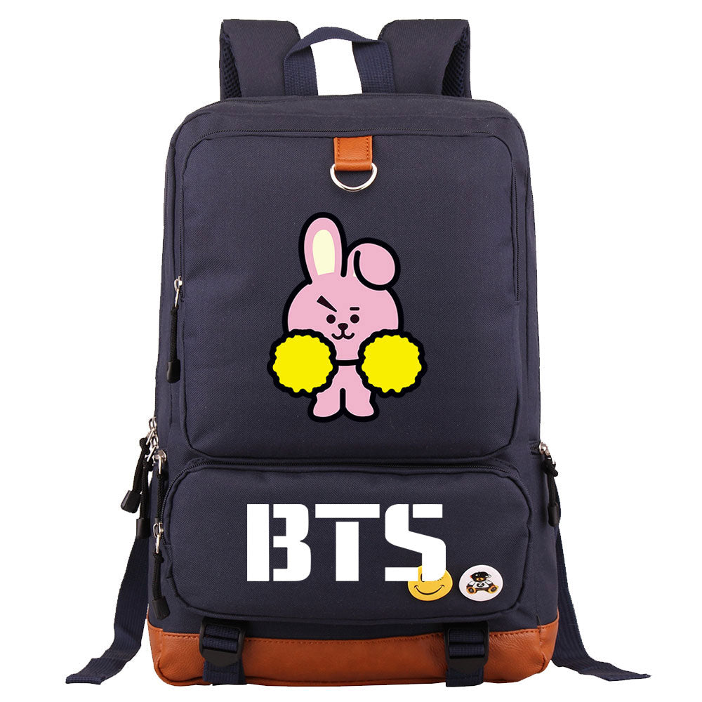 BTS Cooky Proof Backpack NoteBook Laptop School Bag