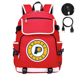 Indiana Pacers Backpack School Notebook Travel Bags