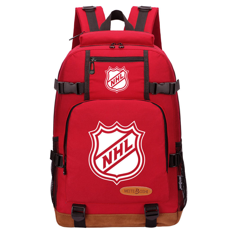 Hockey Team Waterproof Backpack School Notebook Travel Bag