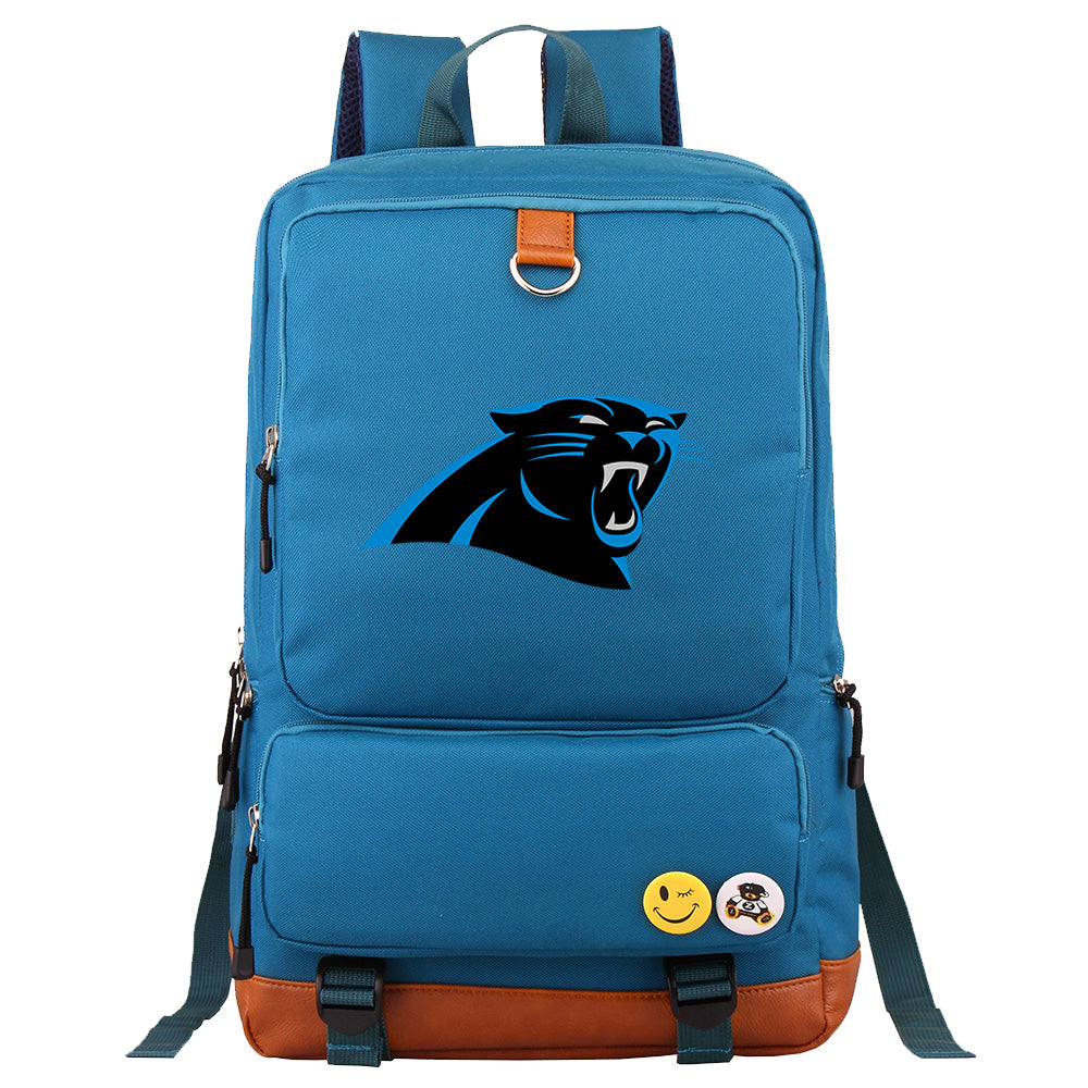 Carolina Panthers Football Team Rugby Proof Backpack NoteBook Laptop School Bag