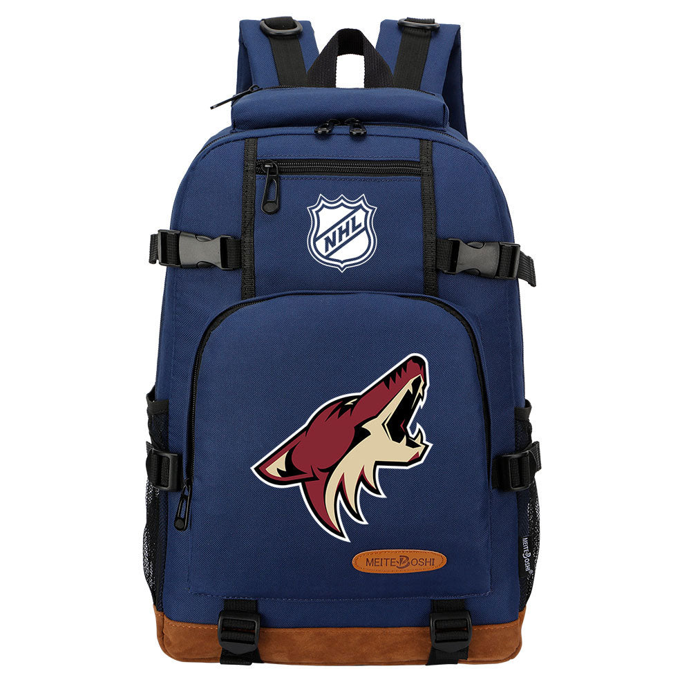 Arizona Coyotes Hockey League Waterproof Backpack School Notebook Travel Bag