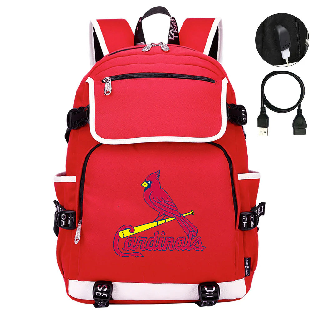 St Louis Cardinals Backpack School Notebook Travel Bags