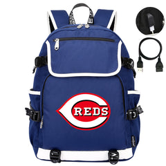 Cincinnati Reds Backpack School Notebook Travel Bags