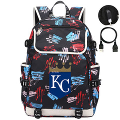Kansas City Royals Backpack School Notebook Travel Bags
