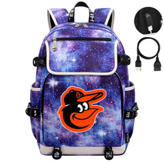 Baltimore Orioles Backpack School Notebook Travel Bags