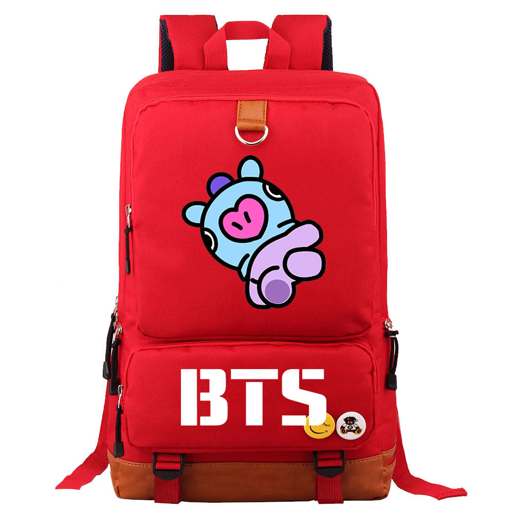 BTS Mang Proof Backpack NoteBook Laptop School Bag