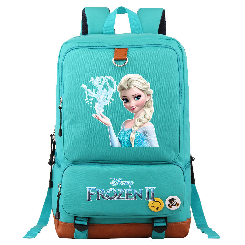 Frozen Elsa Anna Proof Backpack NoteBook Laptop School Bag