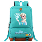 Frozen Elsa Anna Proof Backpack NoteBook Laptop School Bag