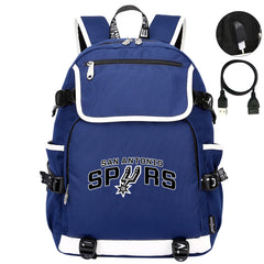 San Antonio Spurs Backpack School Notebook Travel Bags