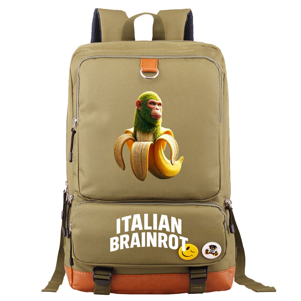 Italian Brainrot Proof Backpack NoteBook Laptop School Bag