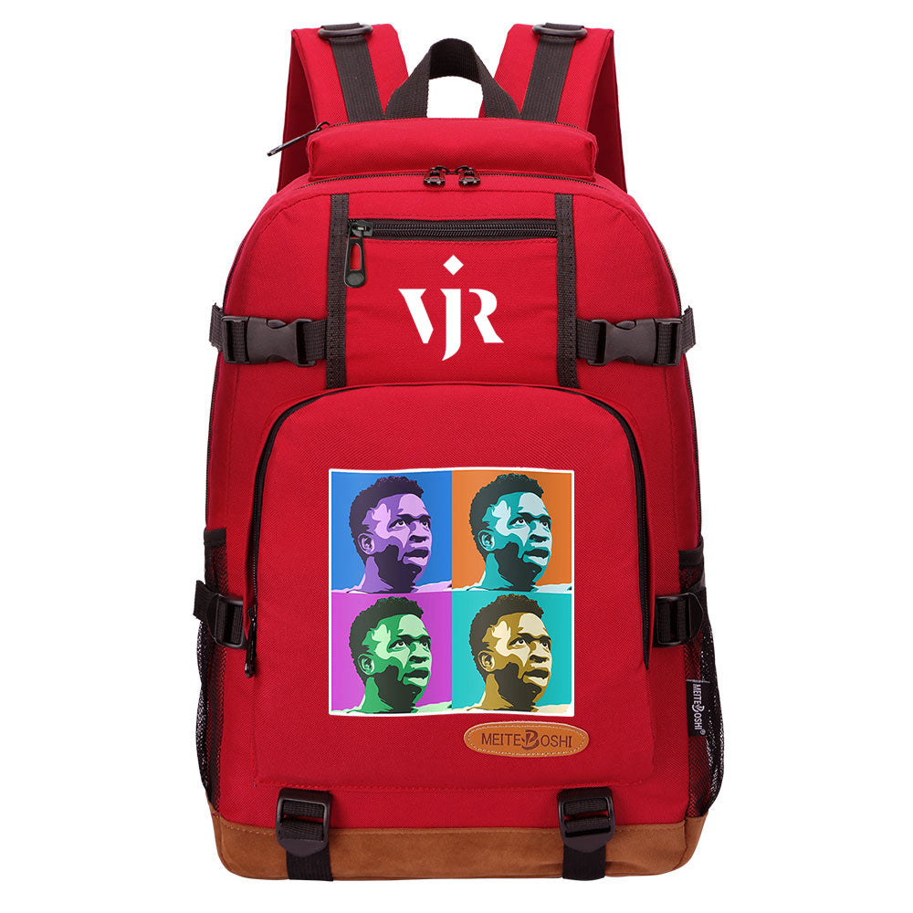 Vinicius Junior FC Waterproof Backpack School Notebook Travel Bag